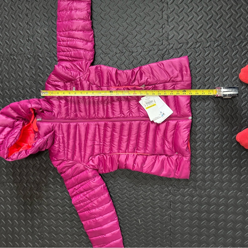 Vibrant Pink Puffer Jacket spyder